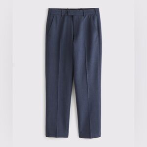 Abercrombie & Fitch Slim Fit Textured Pants Navy 40x30 NWT